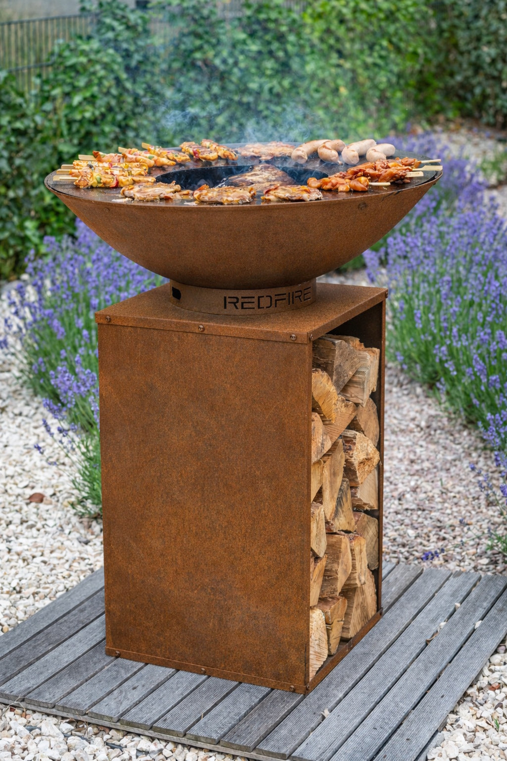 ONYX 60 en acier Corten - en situation