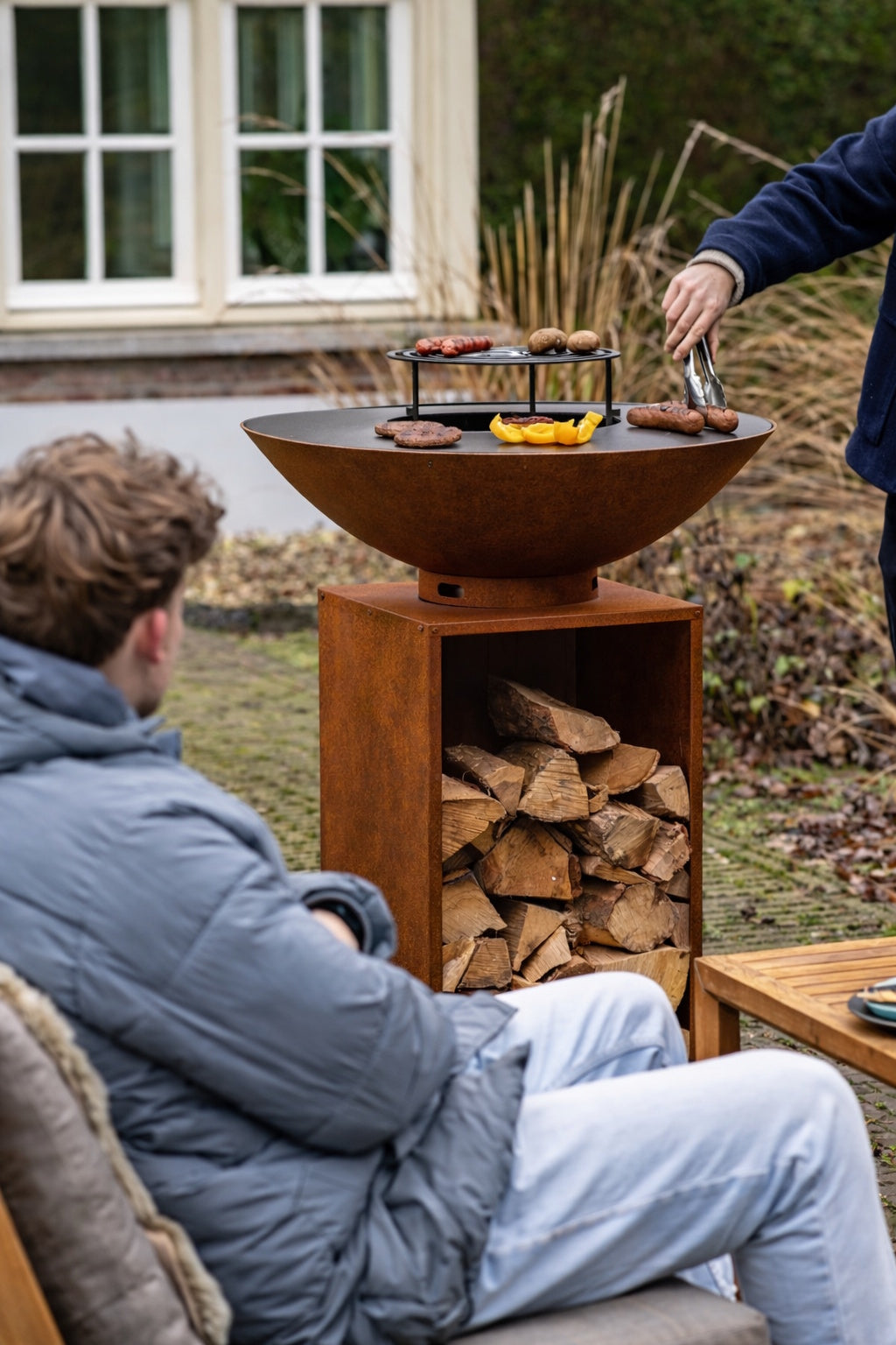 ONYX 60 en acier Corten - en situation