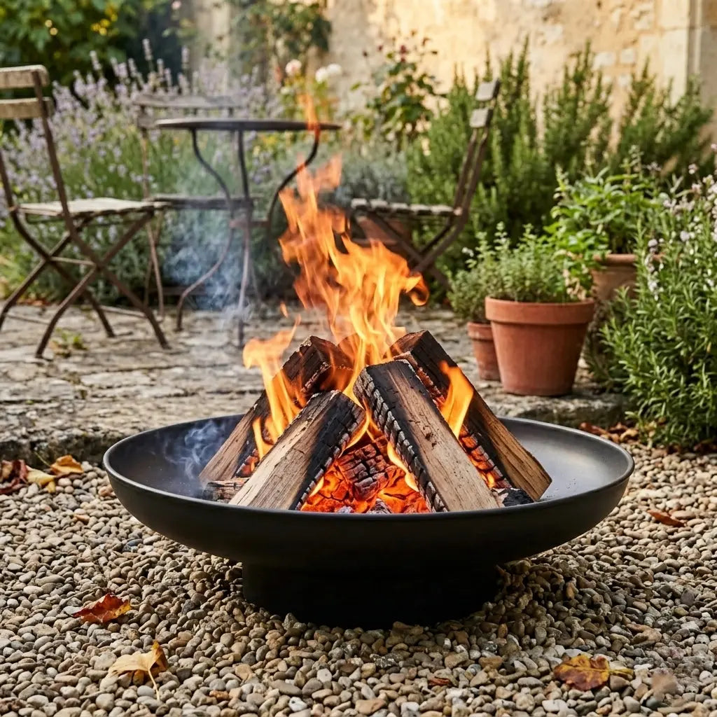 Brasero_acier_noir_rond_cm_design_epure_allume_en_exterieur_CLASSIC