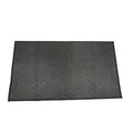 Tapis de protection barbecue brasero PVC noir rectangulaire