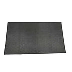 Tapis de protection barbecue brasero PVC noir rectangulaire