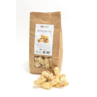 Sac en papier brun Heat Woodwool avec allume-feu laine de bois pour démarrage rapide barbecue