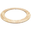 Base anneau bois brasero chêne rouge Ø140 cm, bois clair à grain visible
