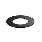 Anneau circulaire noir avec une finition mate et un trou intérieur, probablement fabriqué en métal ou en plastique.