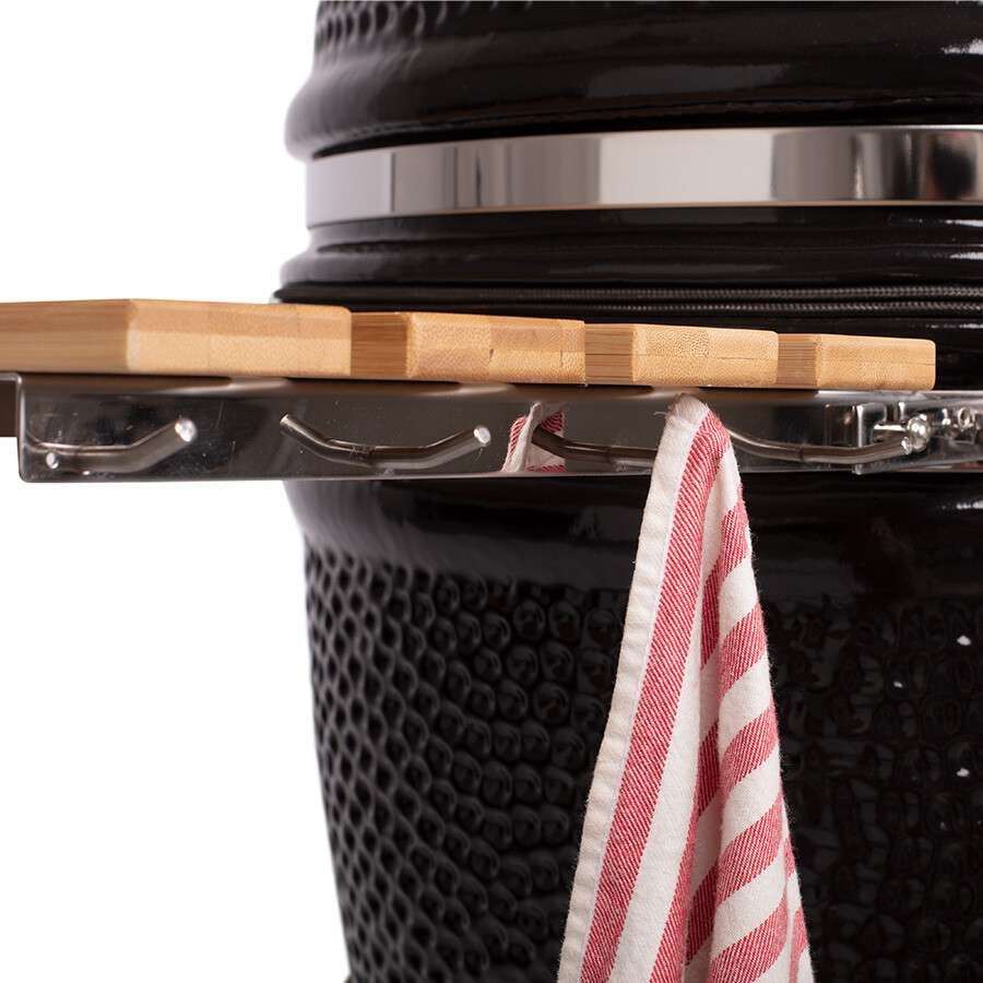 Barbecue kamado 19 pouces sur chariot – Yakiniku Pro – mise en situation