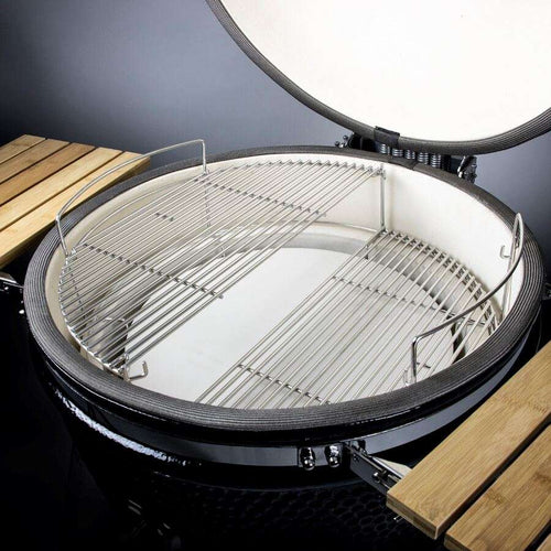 Barbecue kamado XXL 24 pouces sur chariot – Yakiniku Pro – accessoires inclus
