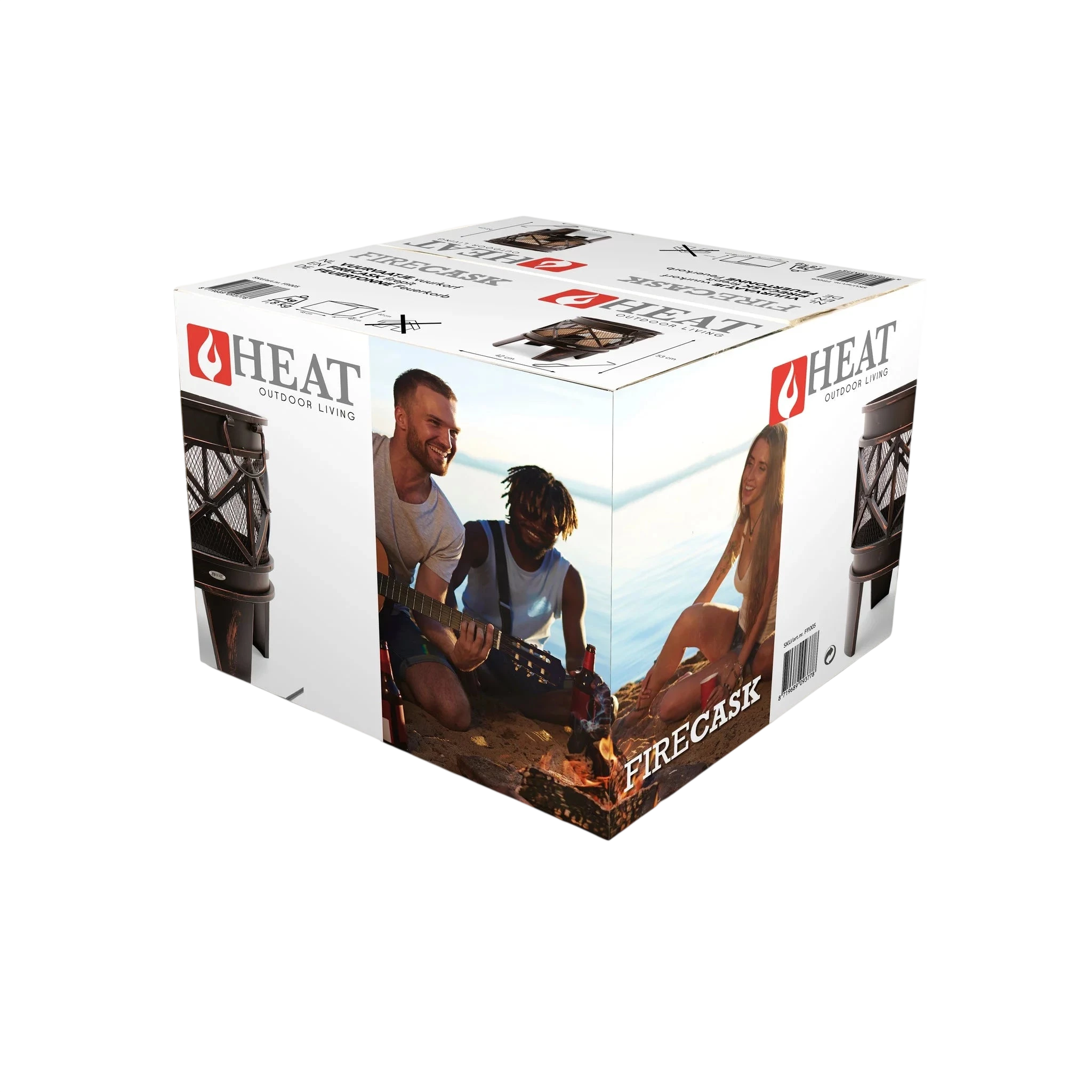 Cheminée extérieure Heat firecask