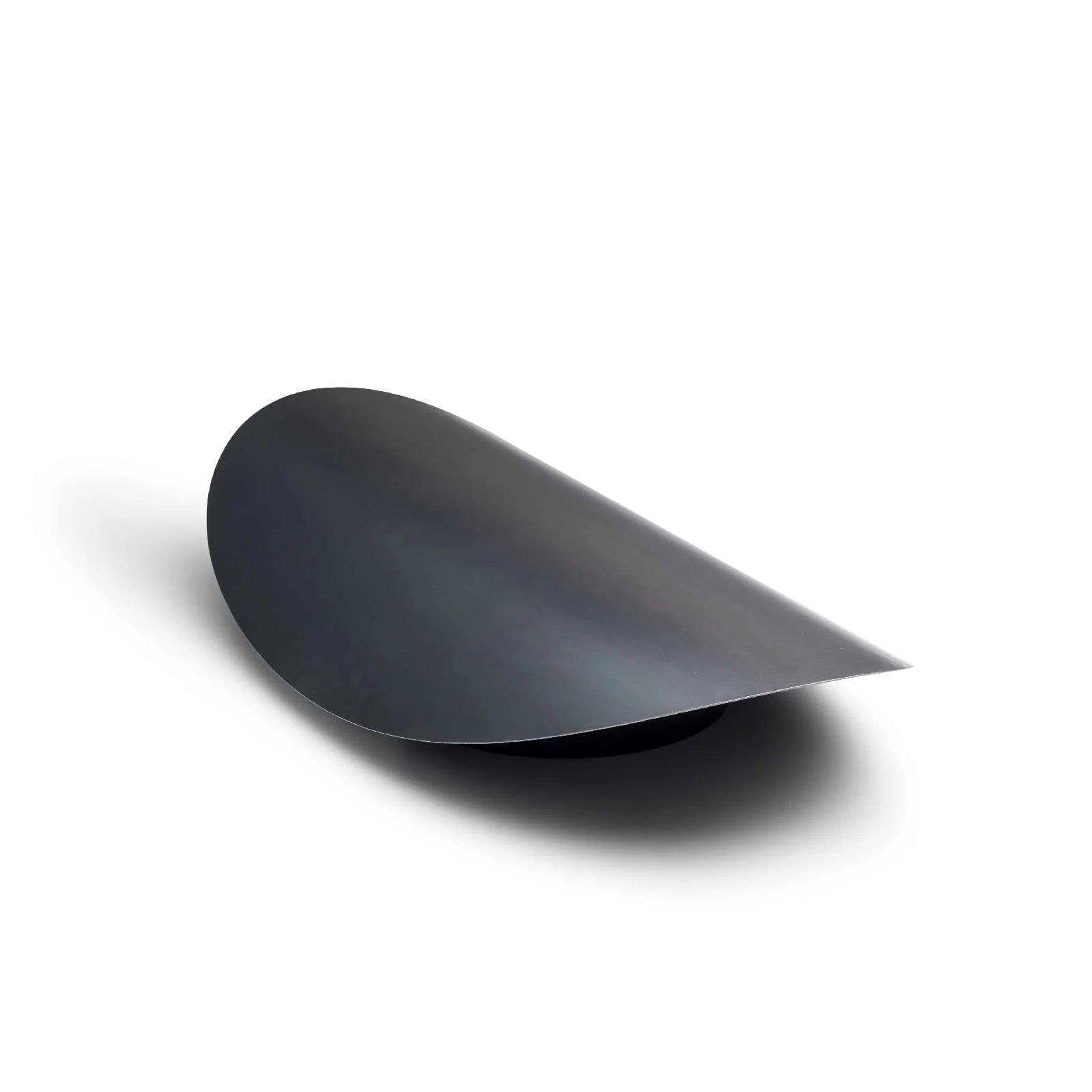 Repos cuillères en métal gris foncé, élégant, avec un design moderne.