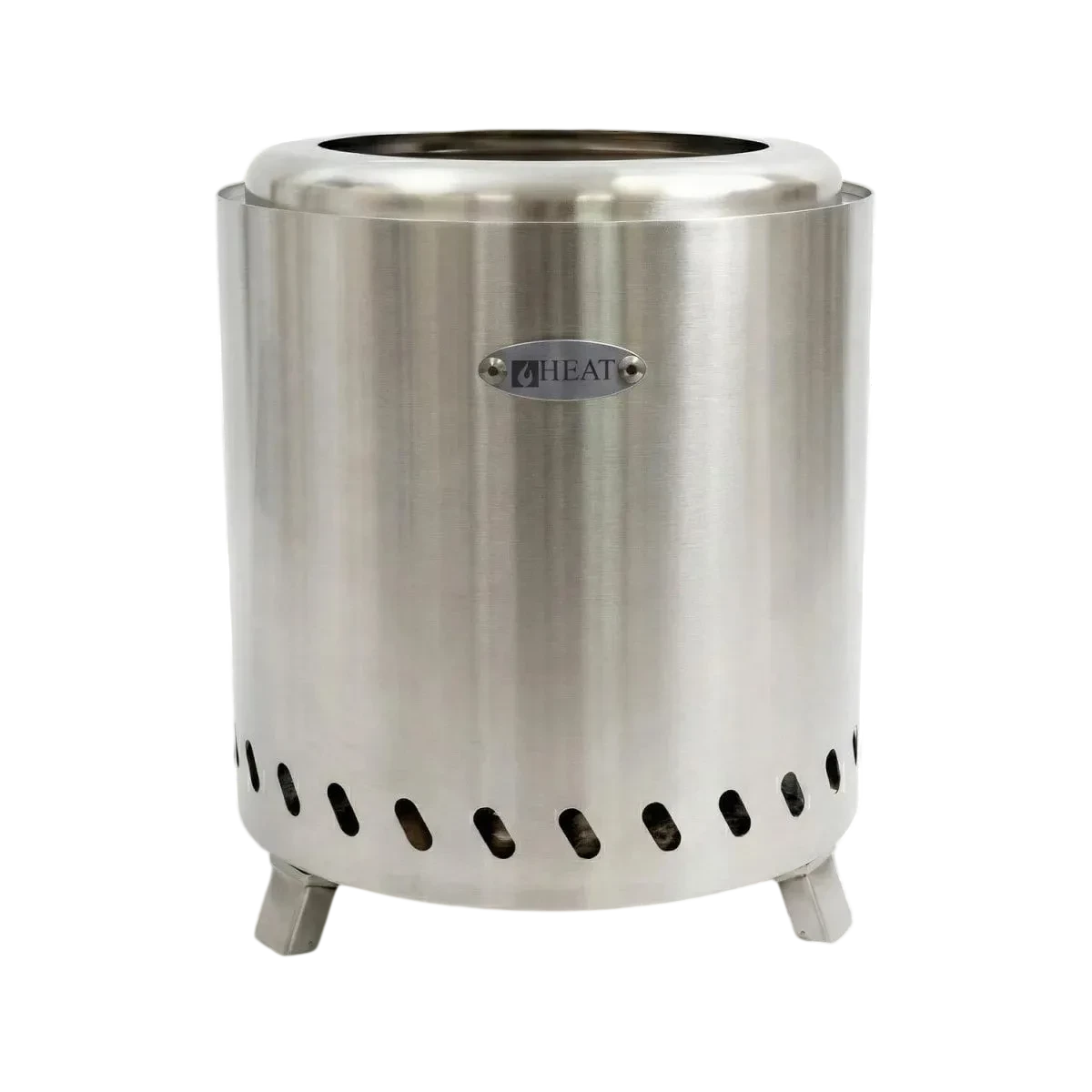Brasero acier inox rond Ø22 cm sans fumée ROKFRI M brossé