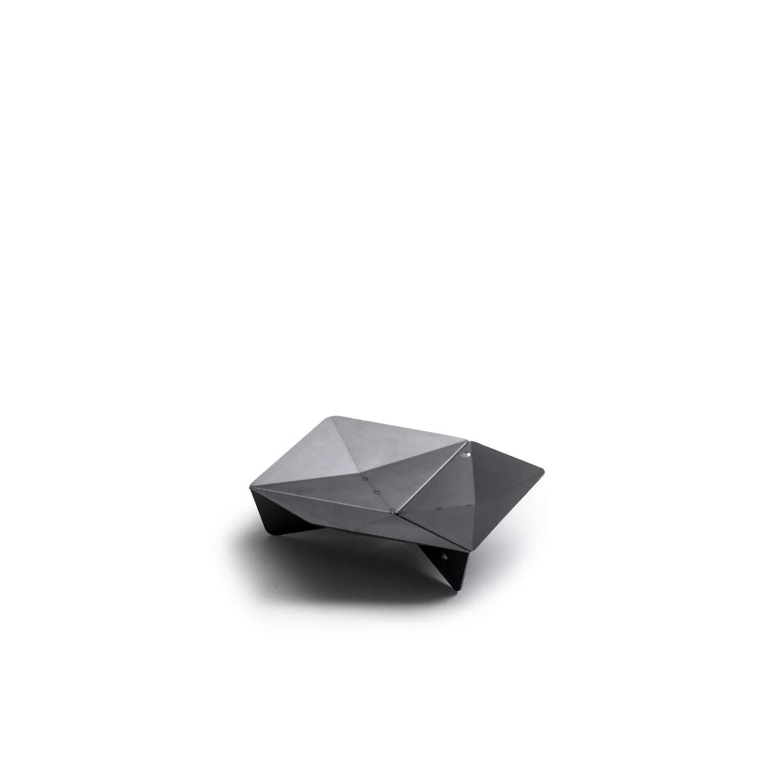 Poignée de tiroir en métal géométrique noire en forme de diamant