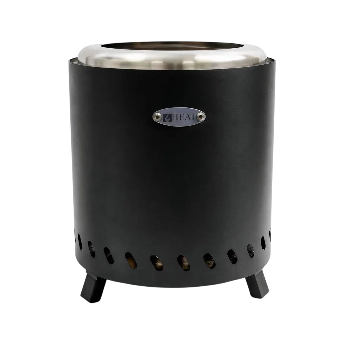 Brasero acier noir rond Ø22 cm sans fumée ROKFRI M en acier noir