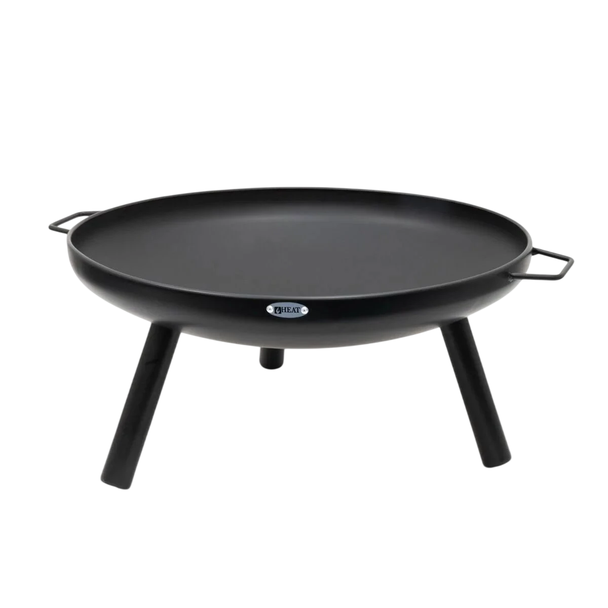 Brasero acier noir rond Ø60 cm sur pieds Classic F&H Black