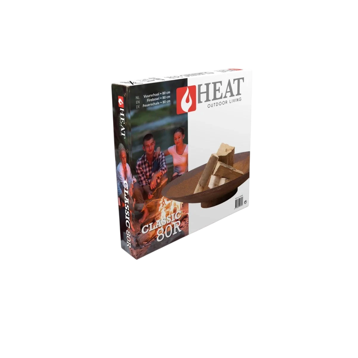 4heat classic grill master 80r gril à bois.