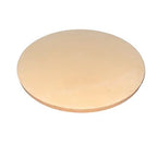 Pierre ronde Ø33 en bois sur four à pizza pour brasero acier double 45 cm