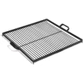 Grille de cuisson acier noir 50x50 cm avec poignées