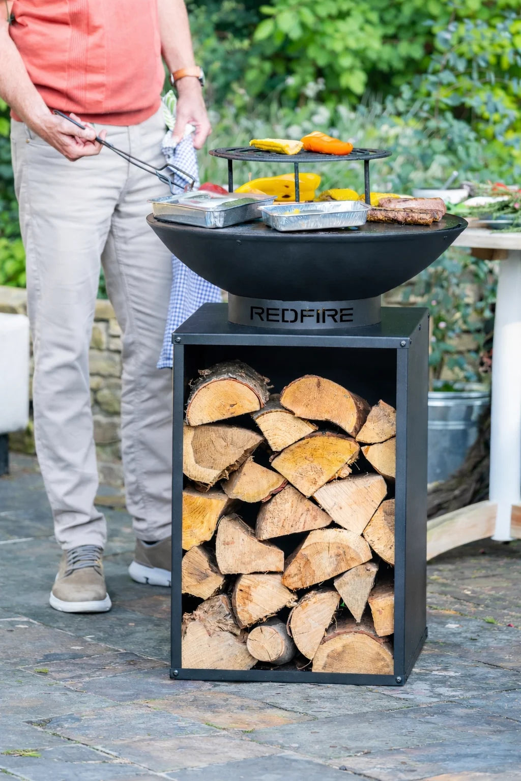 Grille de cuisson acier rond Ø60 cm pour plancha Onyx 60 noire