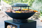 Grille de cuisson acier rond Ø60 cm pour plancha Onyx 60 noire