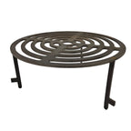 Grille de cuisson acier rond Ø60 cm plancha Onyx 60 spirale fonte noire