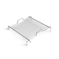 Grille en fil d’acier inoxydable avec quatre pieds et un design en grille pour la pâtisserie