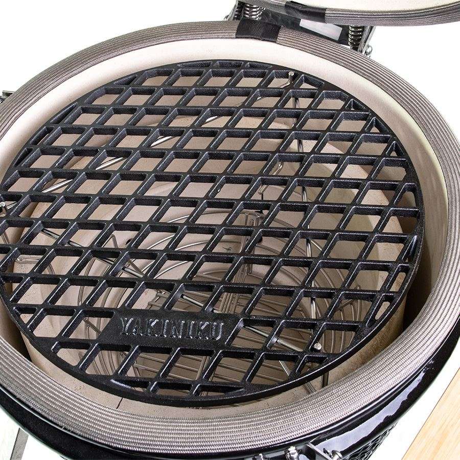 Grille en fonte pour kamado 16 pouces – Yakiniku – vue de détail