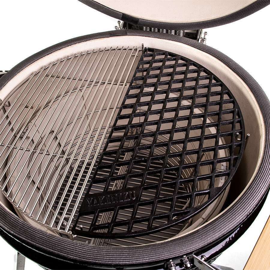 Grille en fonte pour kamado 22 pouces – Yakiniku – vue de détail