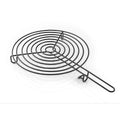 Grille de cuisson métal noir ronde pour brasero - FIREGLOBE