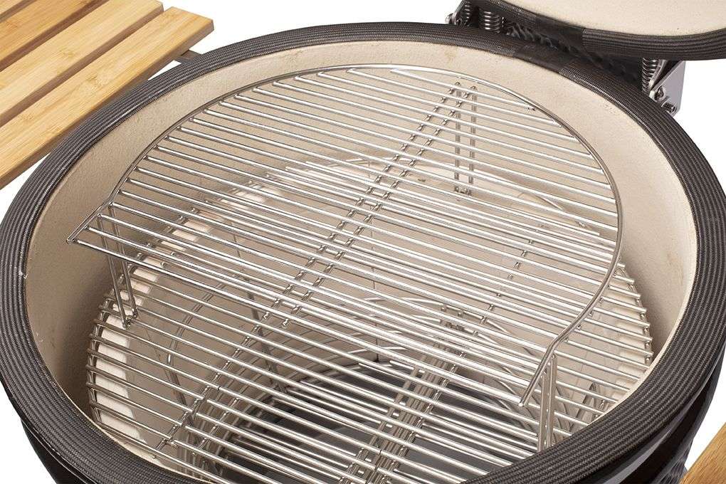 Grille surélevée pour kamado 22 pouces – Yakiniku – vue de détail