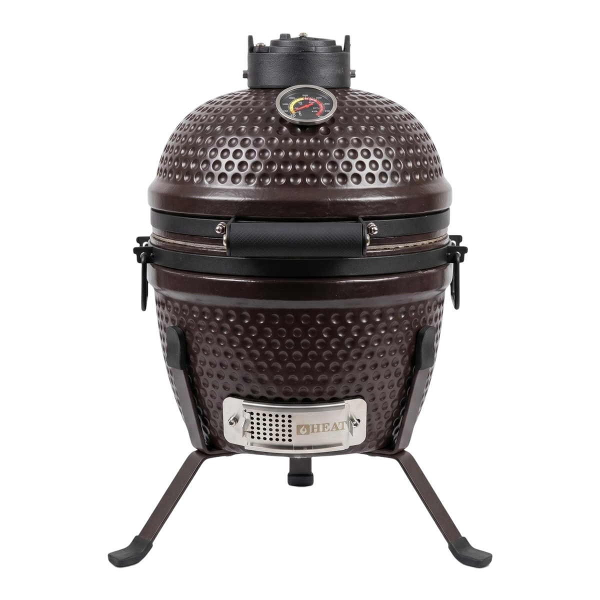 Barbecue kamado céramique 13 pouces brun – HEAT Fyregg — vue de face