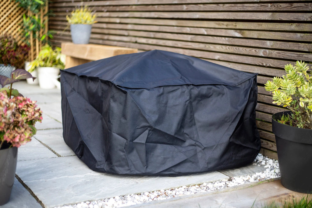 Housse imperméable noire pour meubles de jardin