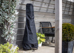 Housse en tissu noir pour un grand gril extérieur
