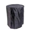 Housse de protection tissu noir rond pour brasero ONYX 60, vue crantée