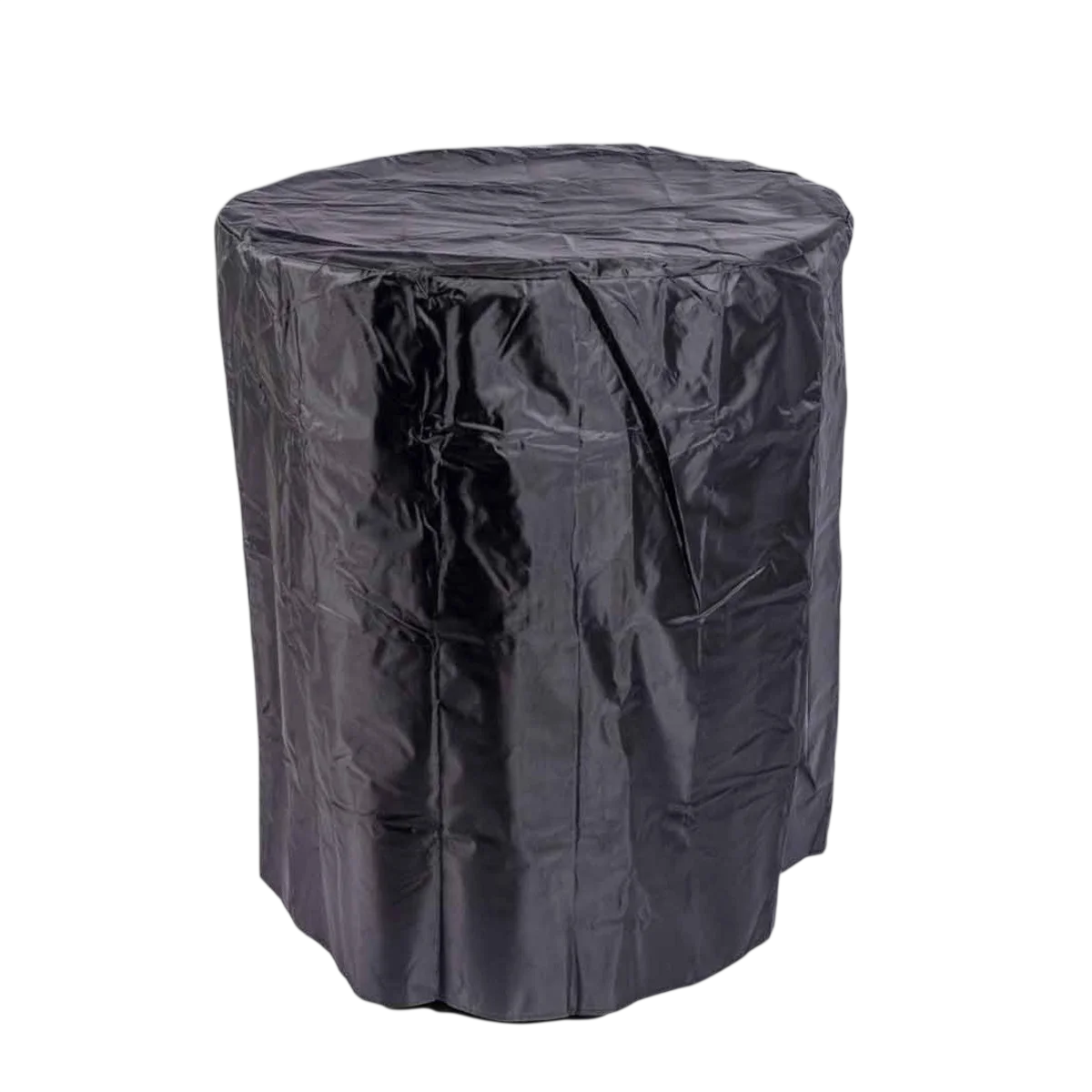 Housse de protection tissu noir rond pour brasero ONYX 60, vue crantée