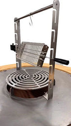 Panier de grillade poisson inox 180x370 mm pour tournebroche