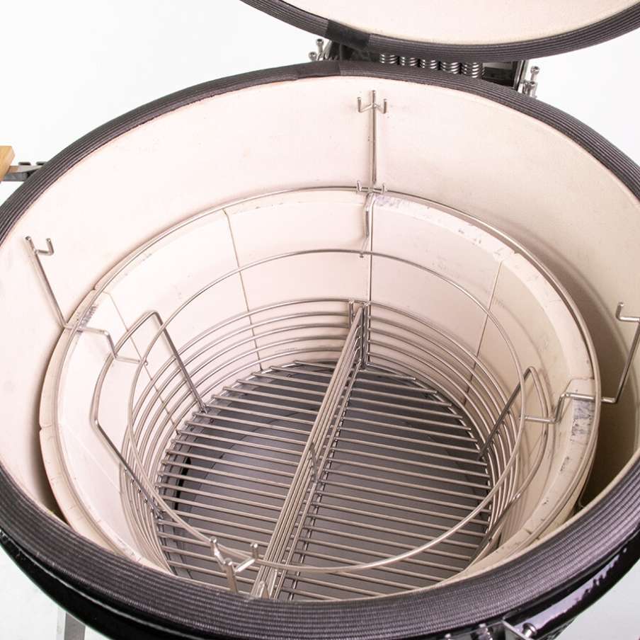 Rehausseur de grille multi-niveaux pour kamado 22 pouces – Yakiniku – vue de côté
