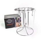 Ensemble tandoori en argent avec crochets et support, marque yaktiku.