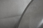 Tissu gris texturé avec couture renforcée pour tapis brasero barbecue rond PVC noir