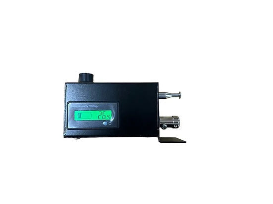 Pince digitale noire écran vert pour tournebroche brasero inox moteur batterie