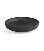 Bol en mat noir avec un bord large et une surface lisse, probablement en céramique ou en porcelaine.