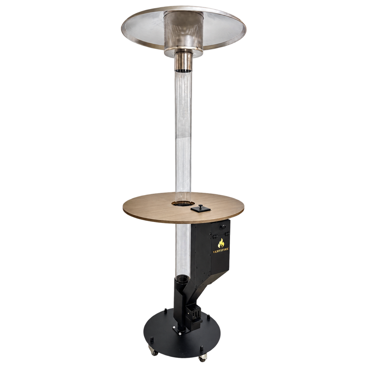 Chauffage Vertifire 220 avec table, vue détourée